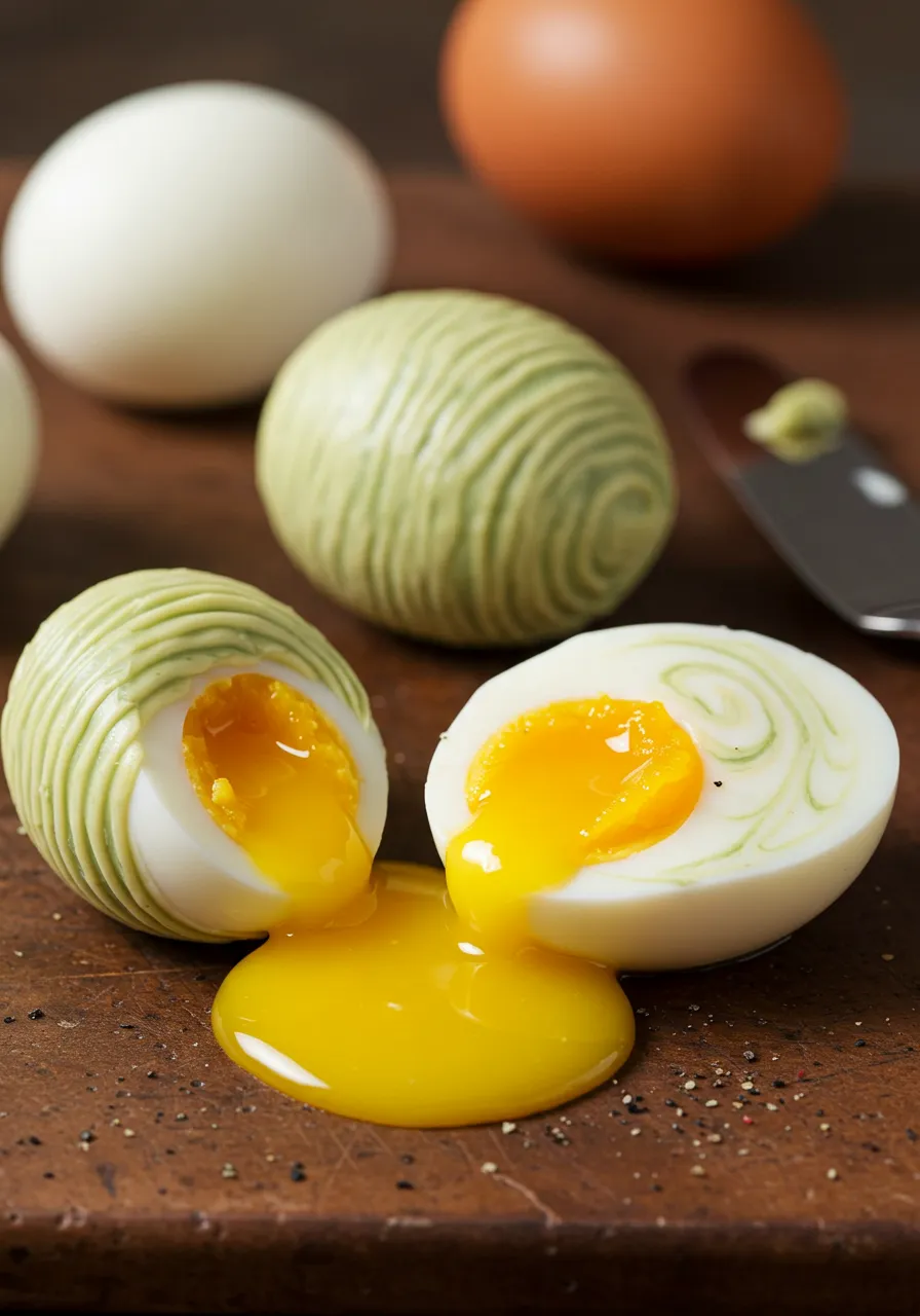 Marble Butter Eggs